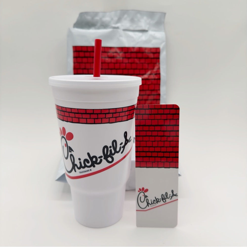 Chick-Fil-A 1967 Classic Cup Retro Reusable Tumbler With Straw Retro Chickfila